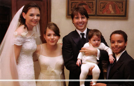 katie holmes wedding pictures. what did wife Katie Holmes