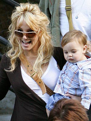 Britney and son