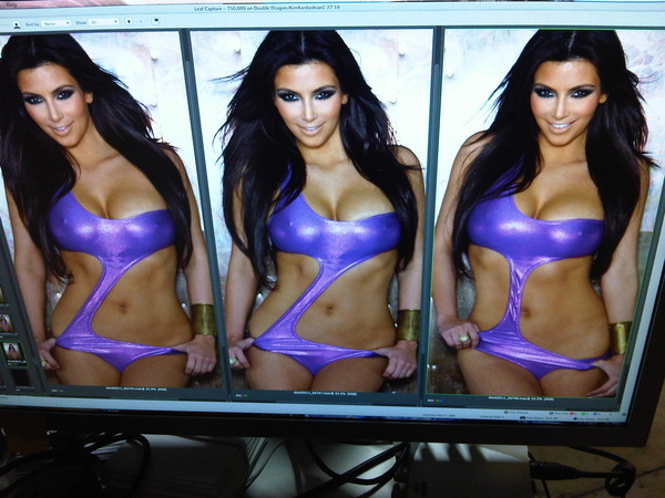 kim kardashian twitter bikini. Kim Kardashian#39;s Untouched