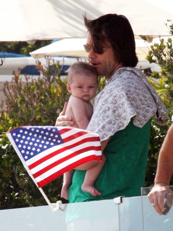 Jim Carrey and his grandson