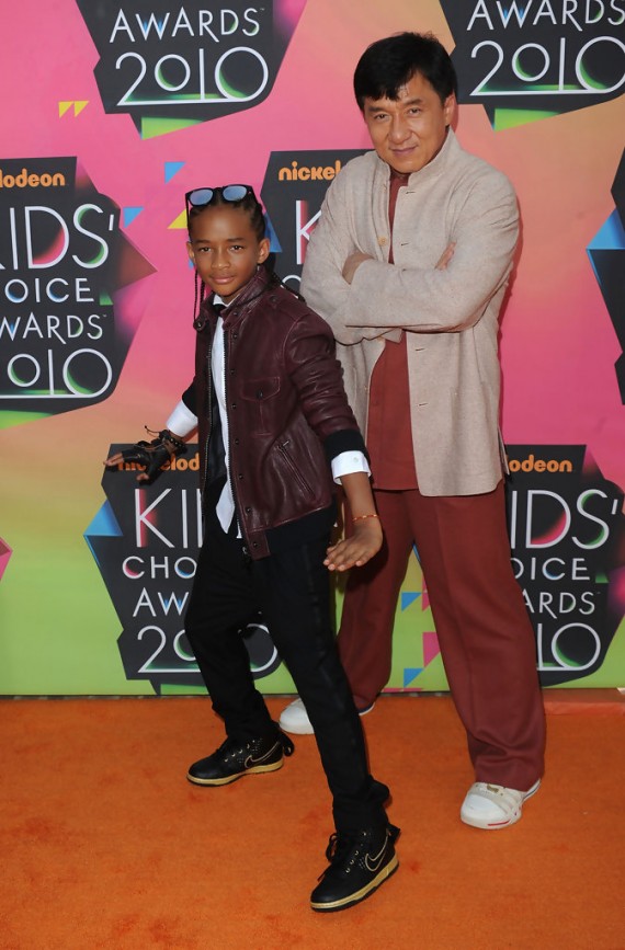 Nickelodeon's 23rd Annual Kids' Choice Awards Jackie Chan and Jaden Smith