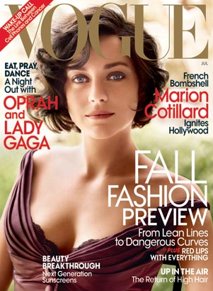 Marion Cotillard - Vogue Cover