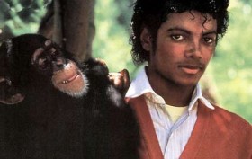 Bubbles The Chimp with Michael Jackson