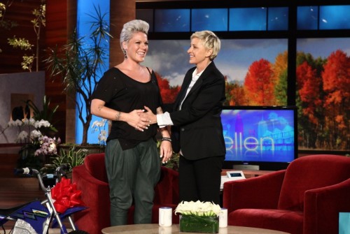 Pink Pregnant on Ellen Degeneres Show