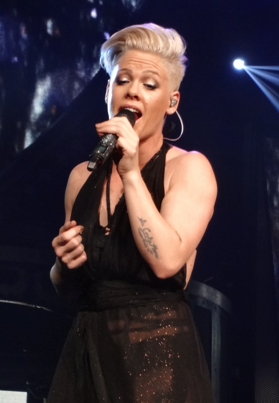 Lesbian or not, P!nk is awesome on stage. (Flickr)