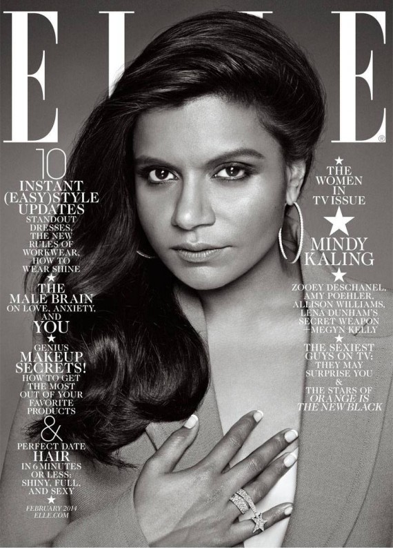 mindy kaling elle cover february