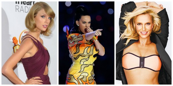 Taylor Swift, Katy Perry, Britney Spears