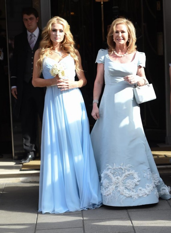 Paris and Kathy Hilton at Nicky wedding