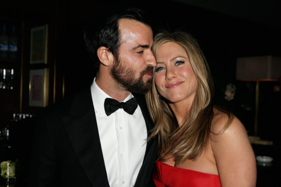 2013 Vanity Fair Oscar Party - Justin Theroux and Jennifer Aniston