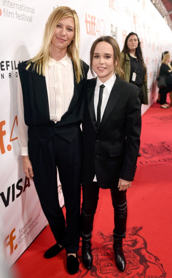 Ellen Page and GF Samantha Thomas