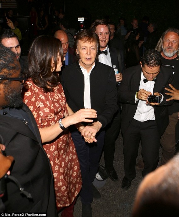 Paul McCartney at Republic Records party