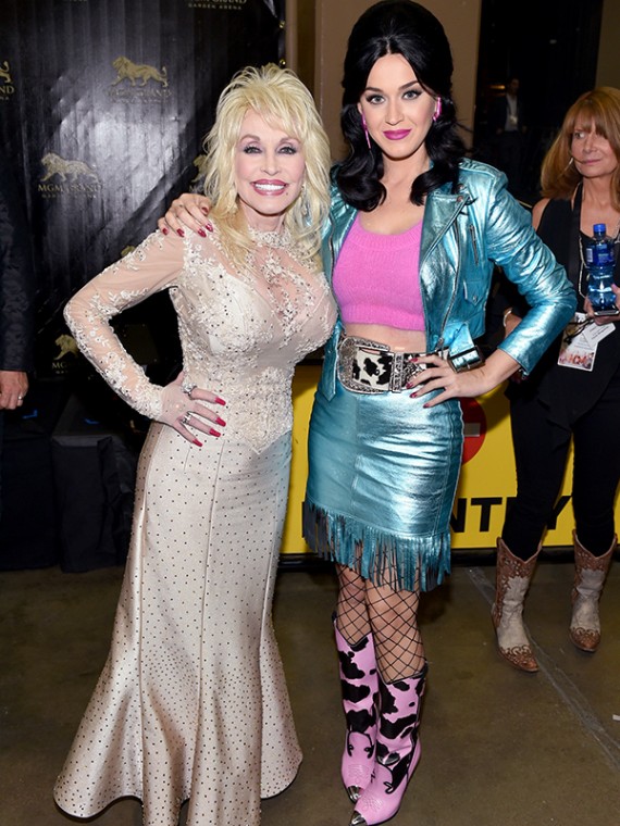 Dolly Parton and Katy Perry ACM 2016