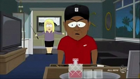 Tiger Woods on South Park