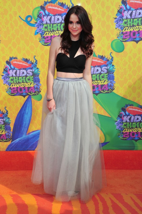 Acacia Brinley 2014 Nickelodeon Kids' Choice Awards