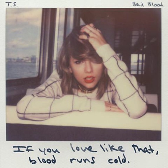 Taylor Swift Bad Blood postcard